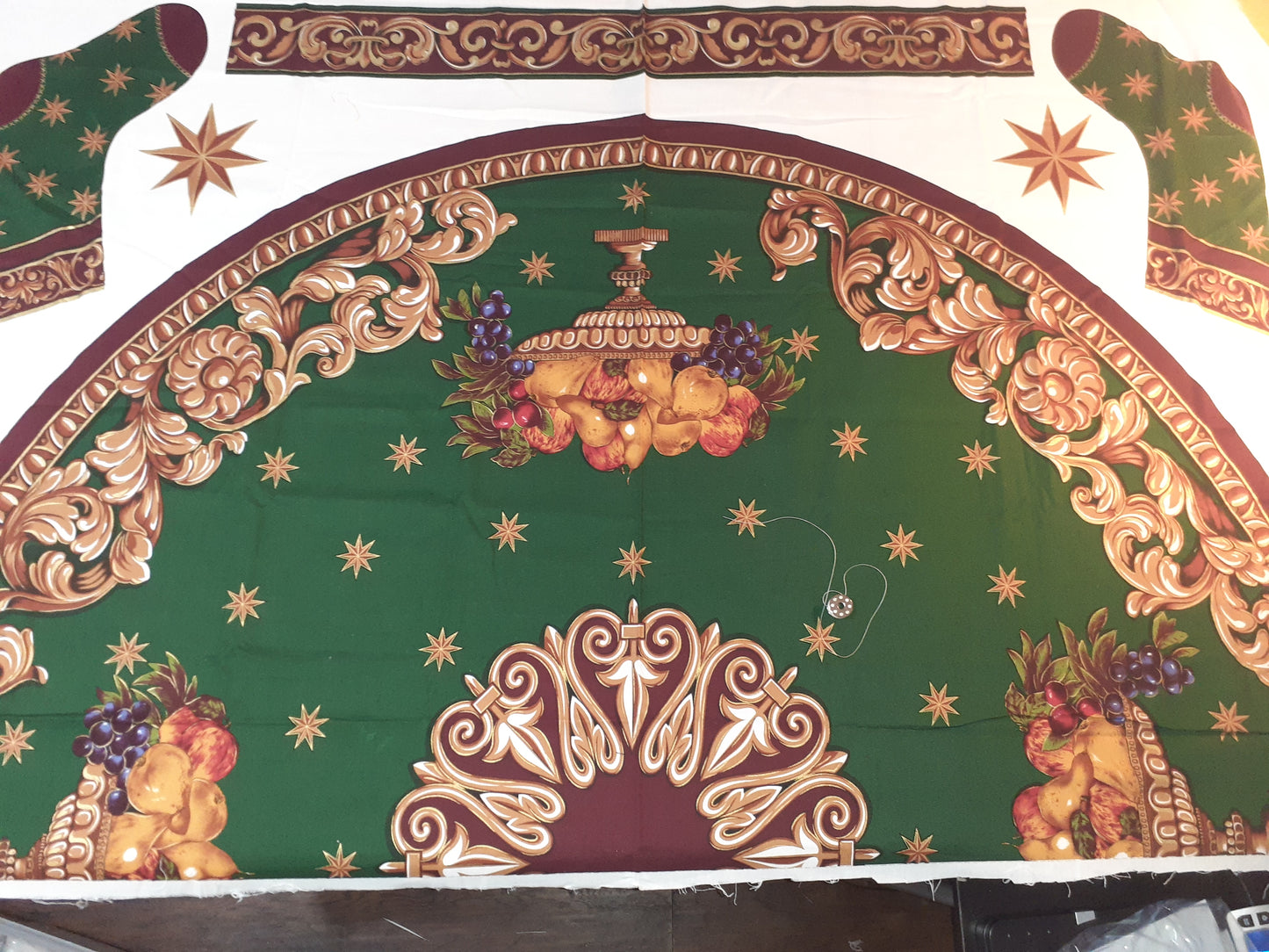 Karen Jarrar, for, Marcus Brothers, Holiday Tree Skirt Panel set,