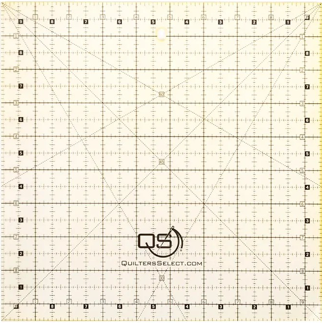 Non-Slip Ruler 9-1/2in x 9-1/2in