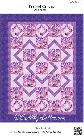 Framed Crocus Quilt Pattern
