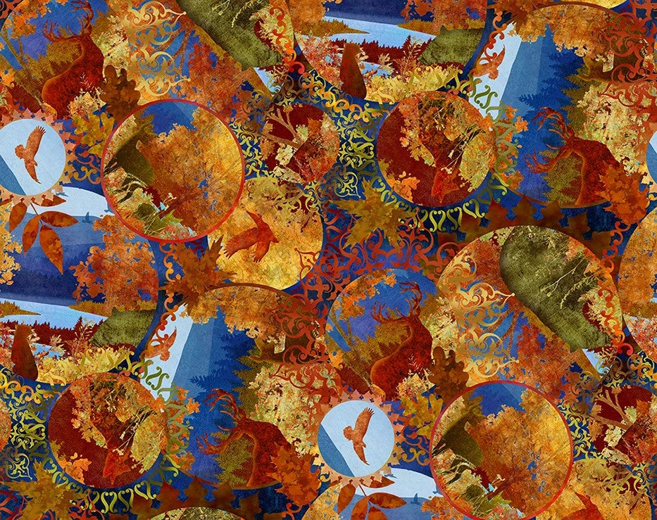 Blue Ridge Fabric Mountain Circle