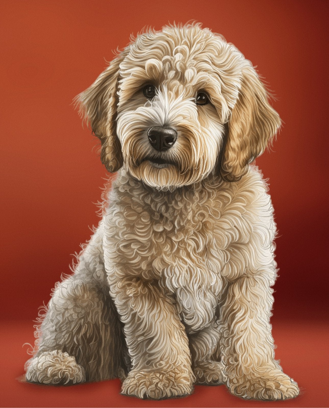 DT - sm. Dog - Panel Labdoodle