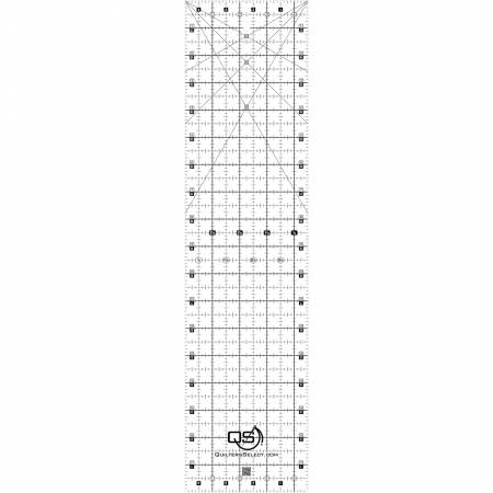 Crystal Non-Slip Ruler 4-1/2in x 18in