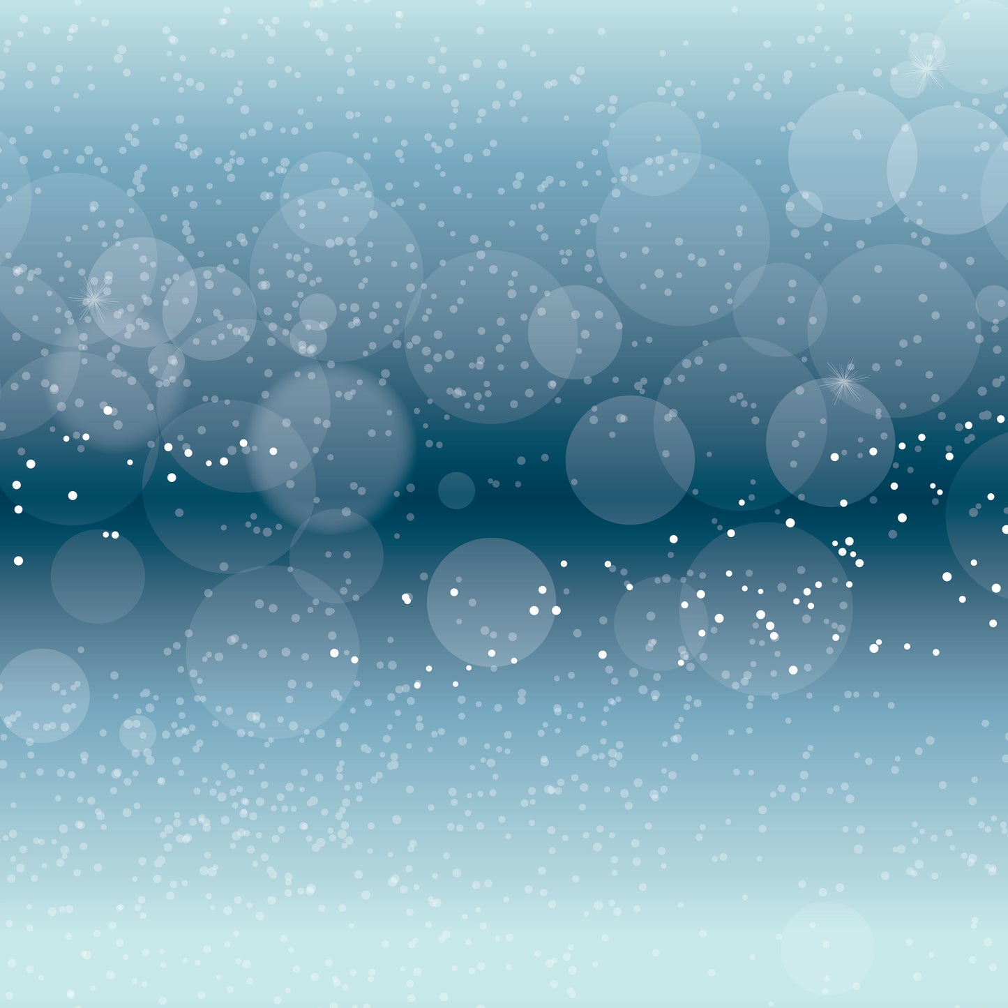 Wide Back Winter Magic Flurries Blue