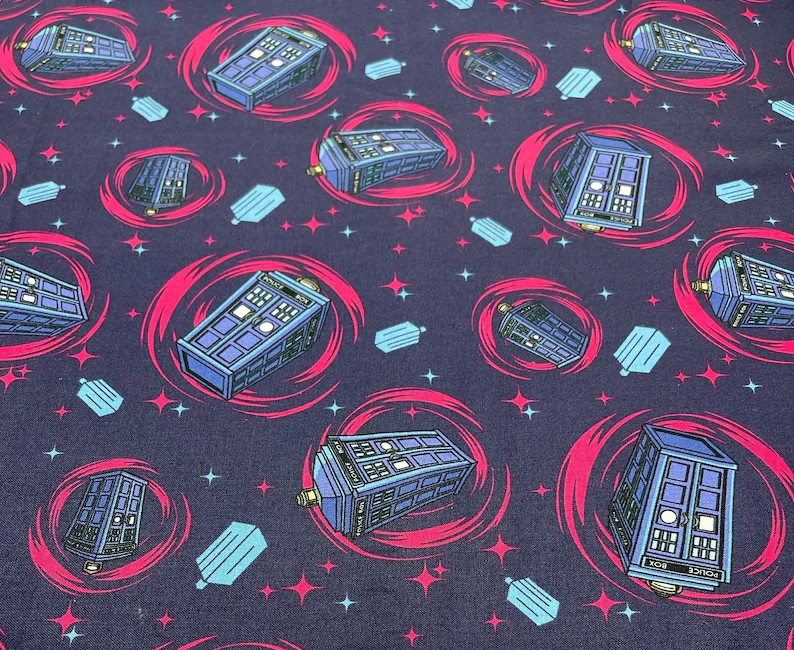 BBC Doctor Who Phone Booth Flannel