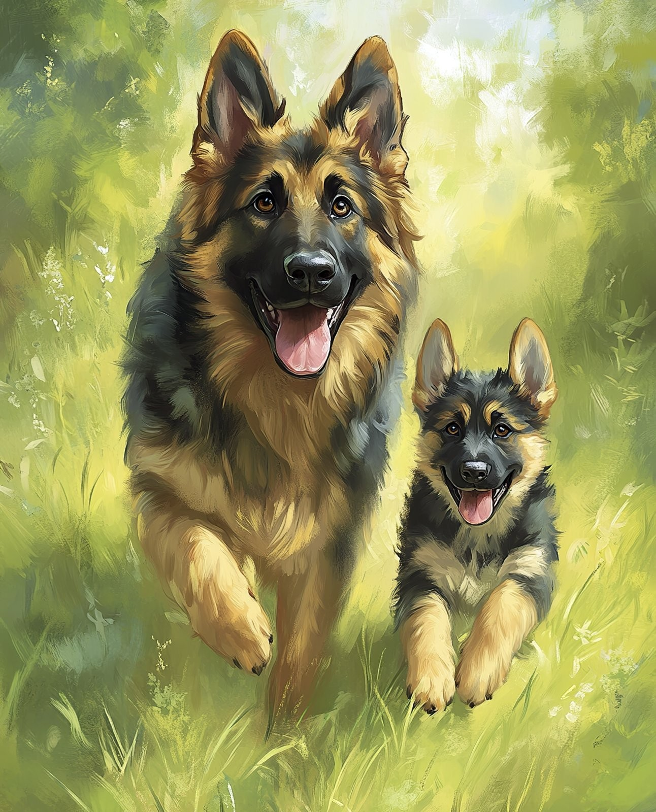 German Shepherd Panel (35.5" x 45")