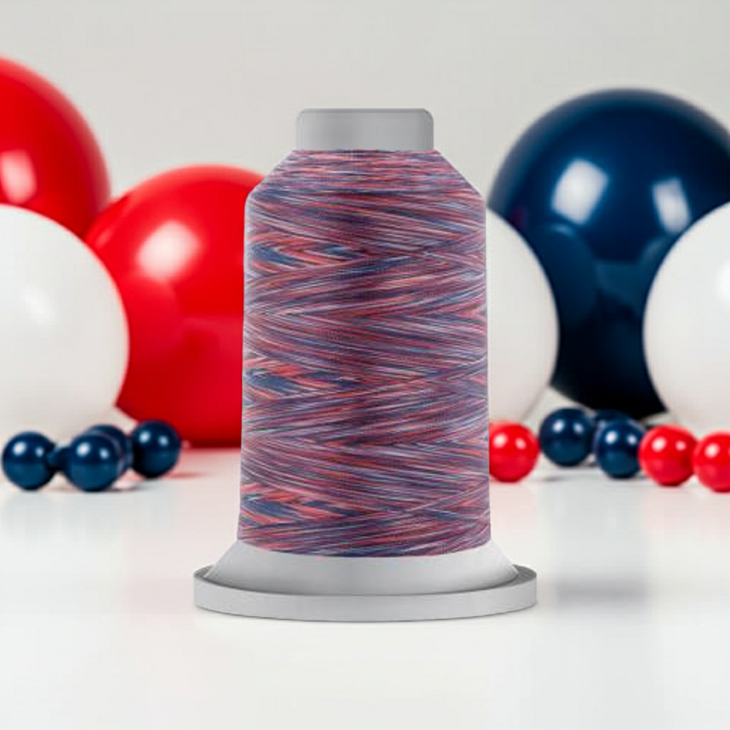 Affinity Variegated Polyester Thread 40wt 3,000yds King Spool Patriot