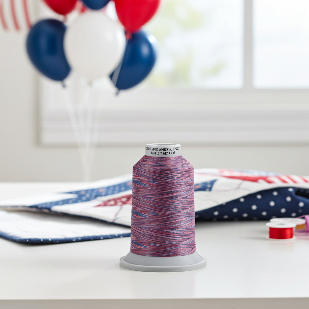 Affinity Variegated Polyester Thread 40wt 3,000yds King Spool Patriot