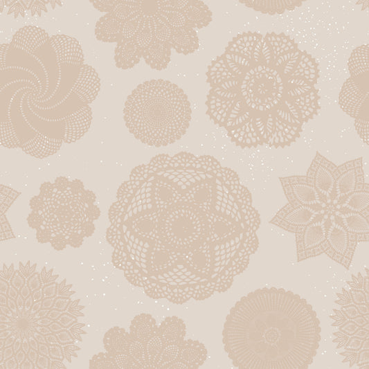 Wide Back Correspondence Doilies Latte