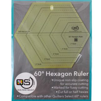 Quilters Select Non-Slip Ruler Hexagon ruler