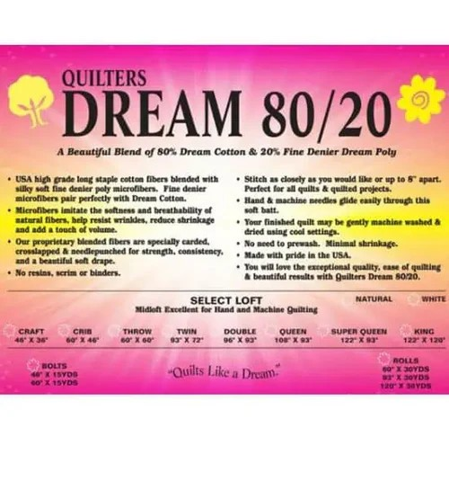 Quilters Dream 80/20 Super Queen Size