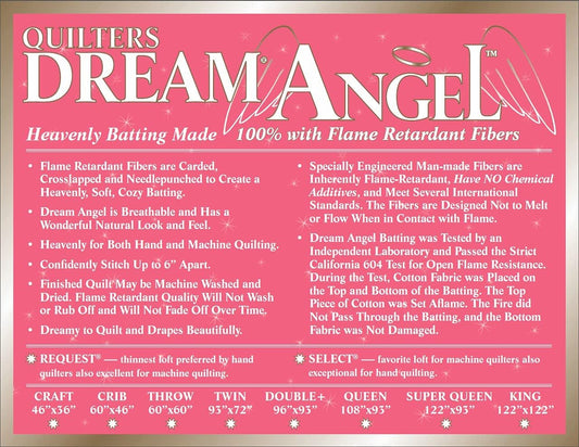Quilters Dream Angel Select Crib size 45" x 60"