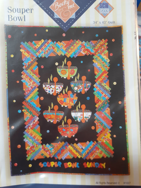 Souper Bowl – Quilt Pattern by Becky & Me