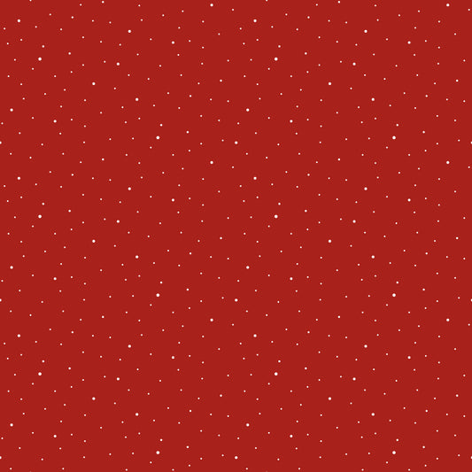 Wide Back Dapple Dot Barn Red 3-Yard Package