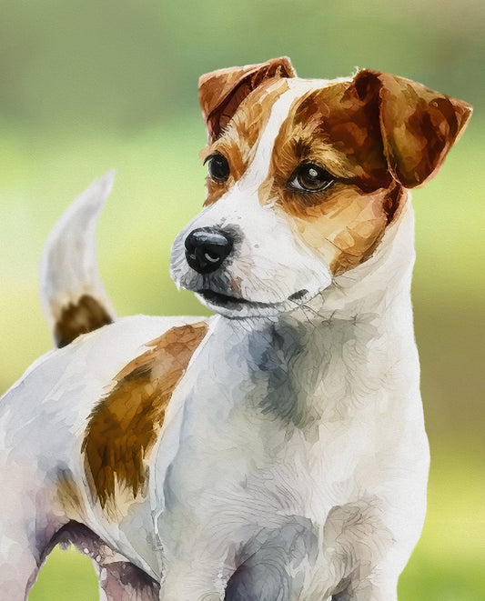 Jack Russell 35.5" x 45" Panel