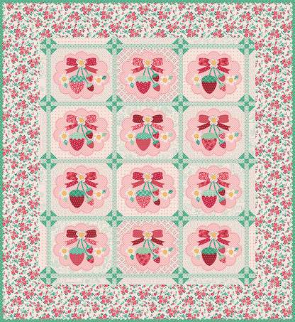 Strawberry Crush Sew Along Quilt Kit