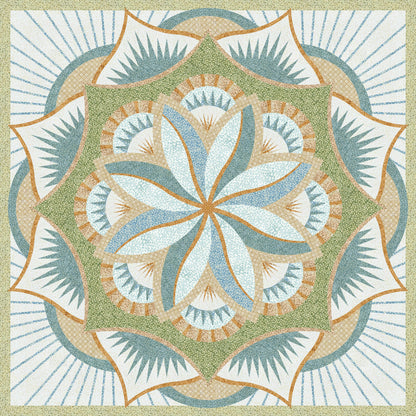 Batiks Cinnamon and Sage Willow Creek Quilt Kit
