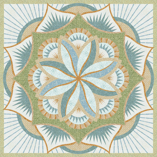 Batiks Cinnamon and Sage Willow Creek Quilt Kit