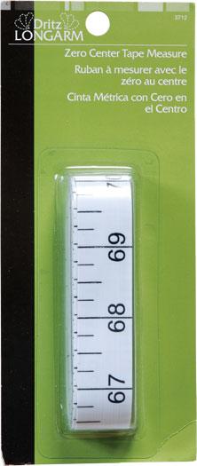 Dritz Zero Center Tape Measure 3712