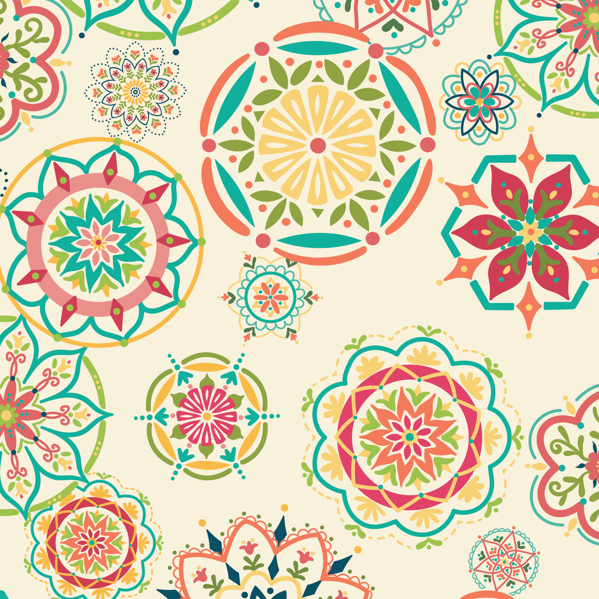 Wide Back Market Street Cream 3-Yard Package
