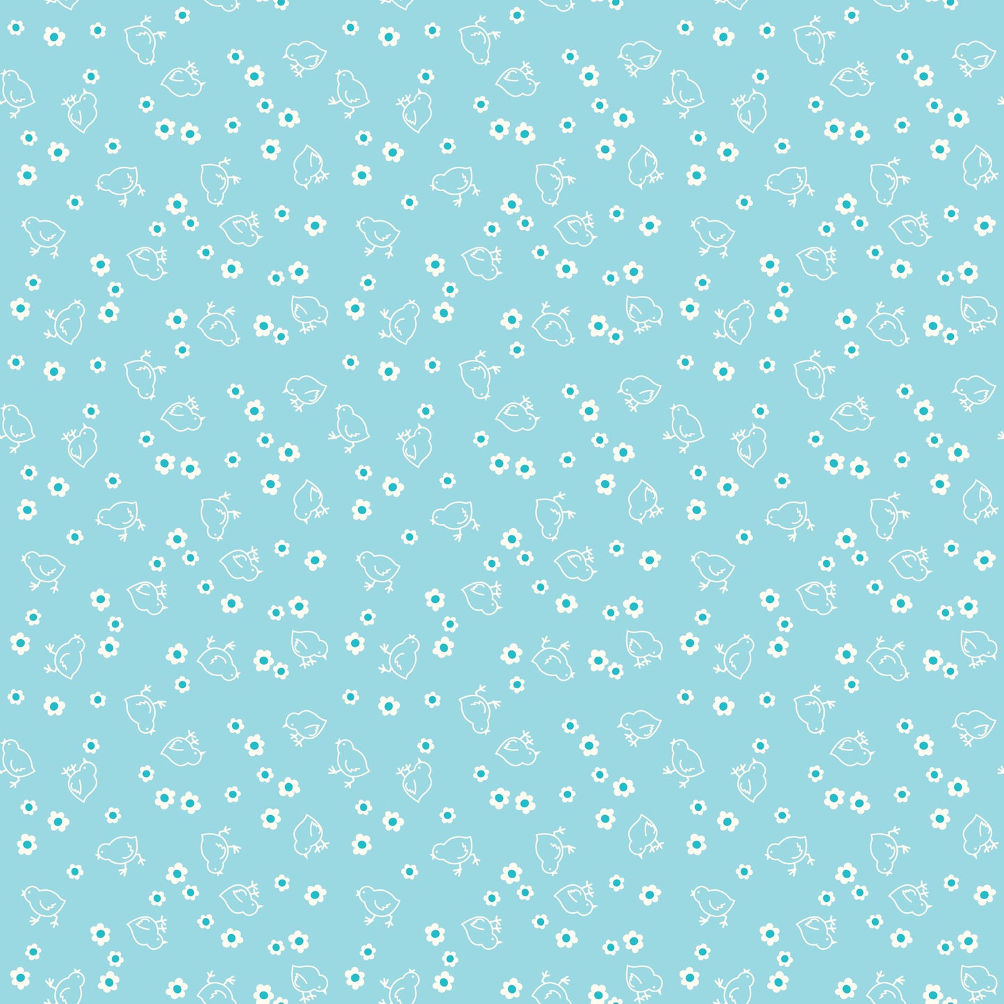 Wide Back Bee Backings & Borders Chick Aqua 3-Yard Package