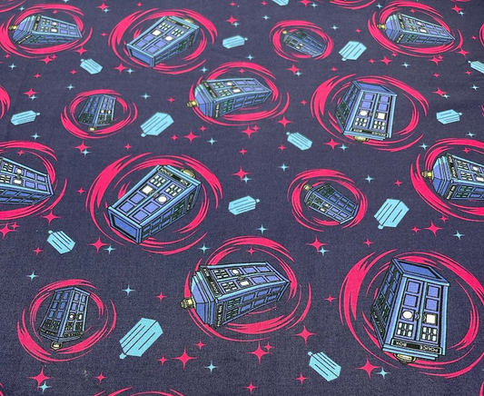 BBC Doctor Who Phone Booth Flannel