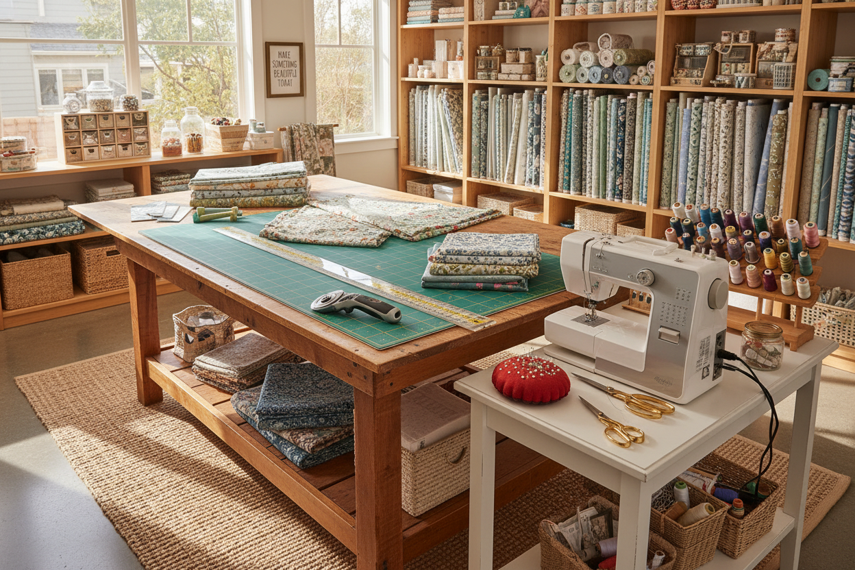 Sewing stations